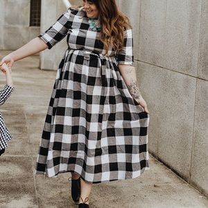 SheIn Buffalo Plaid Dress